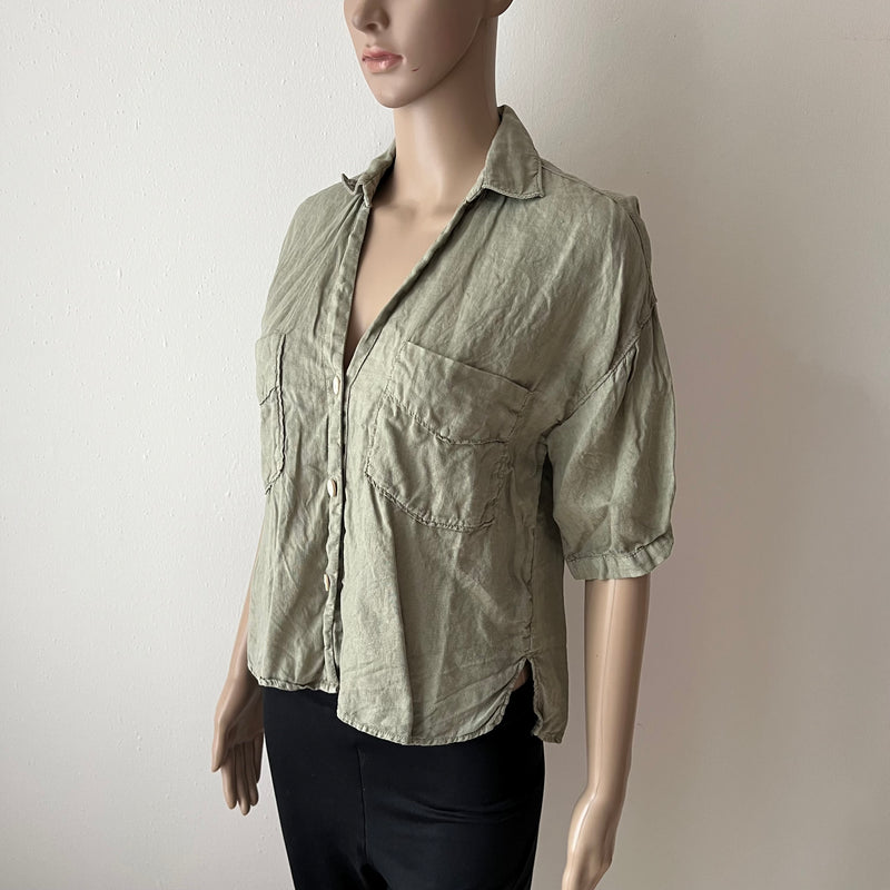 ZARA Leinenbluse