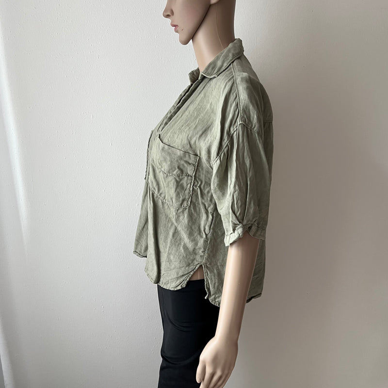 ZARA Leinenbluse