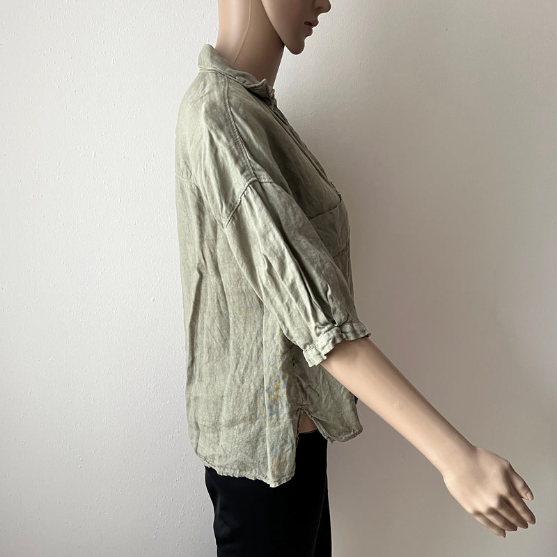ZARA Leinenbluse