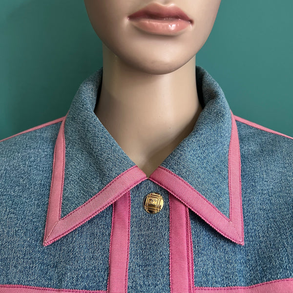 CHANEL Vintage Denimjacke
