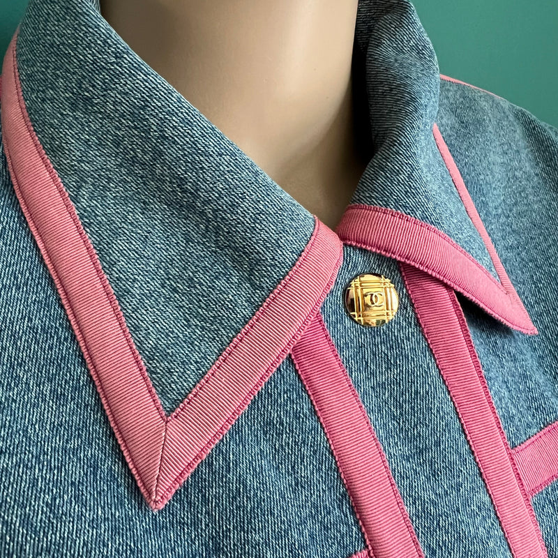 CHANEL Vintage Denimjacke