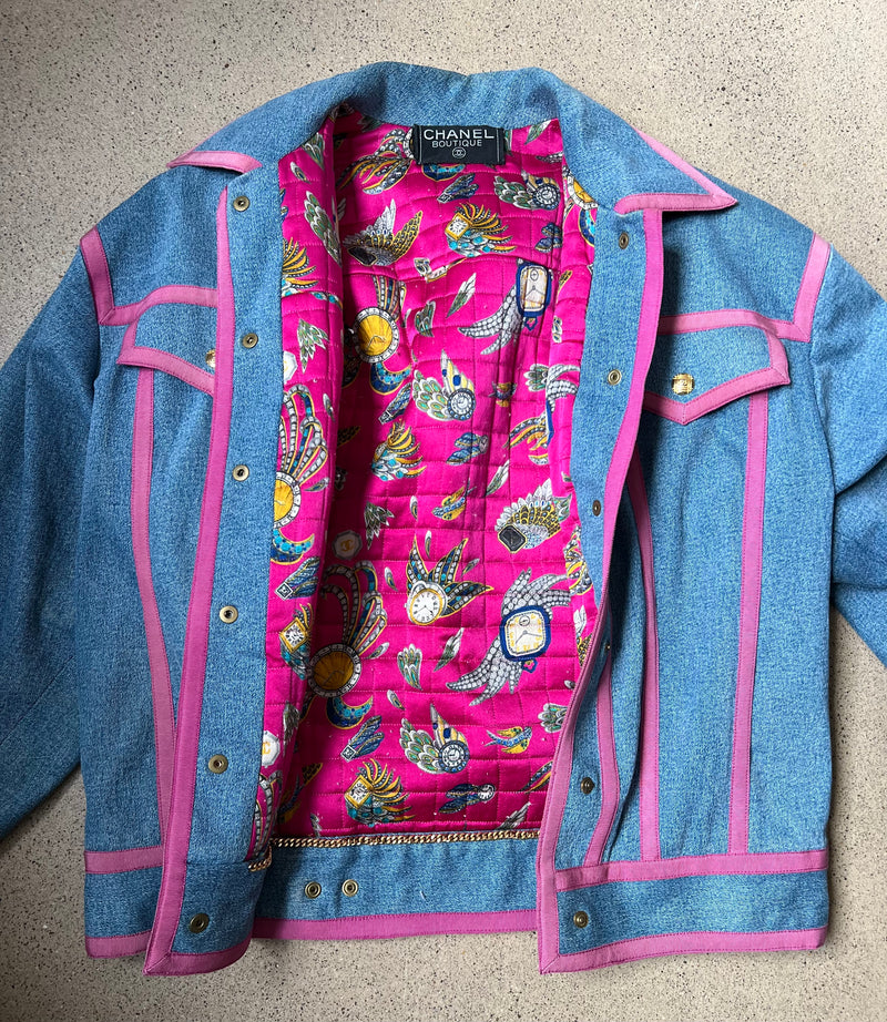 CHANEL Vintage Denimjacke