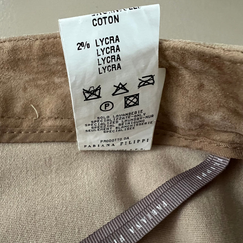 FABIANA FILIPPI Velourslederhose