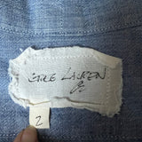 GREG LAUREN Chambray Kimono Studio Cardigan