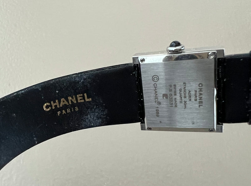 ungetragene Vintage CHANEL Mademoiselle Quarz Uhr