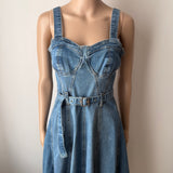 LIU JO Bustier-Jeanskleid