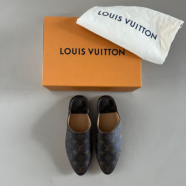 neue LOUIS VUITTON Monogram Babouches