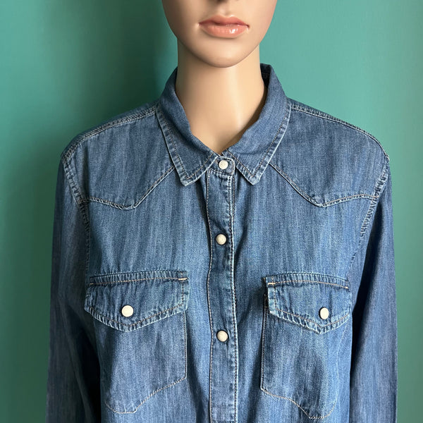 GAP DENIM Hemdbluse