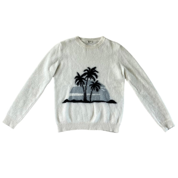 SAINT LAURENT PARIS Palm Tree Pullover