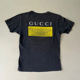 GUCCI Black Cat Print T-Shirt