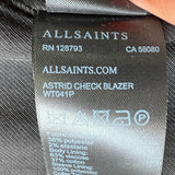 ALL SAINTS Astrid Check Blazer