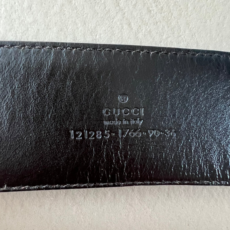 GUCCI Vintage Bamboo Buckle Gürtel
