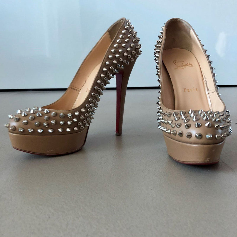 Christian louboutin on sale plateau pumps