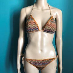 neuwertiges, farbiges Bikini von MISSONI