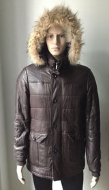 dunkelbraune PAUL KEHL Lederjacke