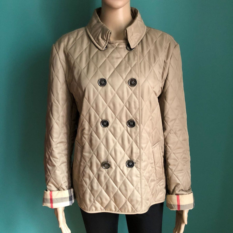 beige BURBERRY Steppjacke