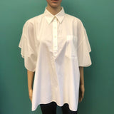 weite, weisse Bluse von HERMÈS
