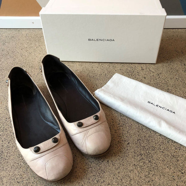 Leder Ballerinas von BALENCIAGA