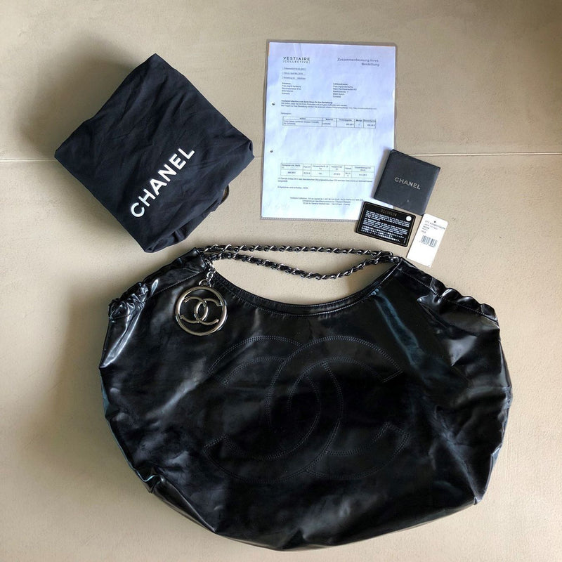 CHANEL Coco Cabas Lackleder Shopper