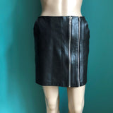 toller MAJE Leder Jupe / Minirock