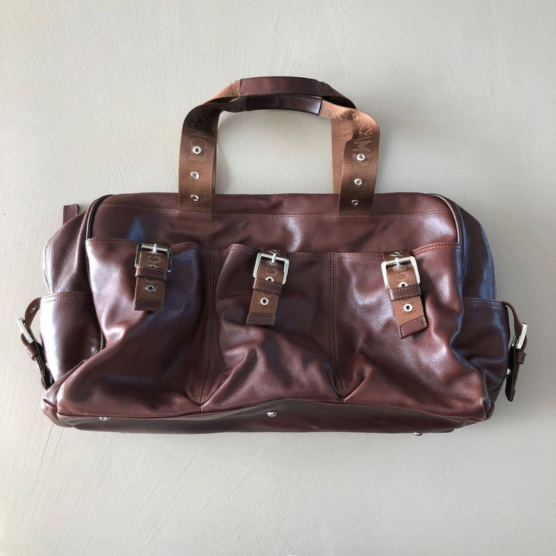 brauner LONGCHAMP Duffel Bag / Weekender