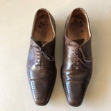 dunkelbraune CANALI Lederschuhe