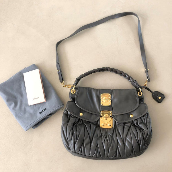 MIU MIU Coffer Hobo Bag