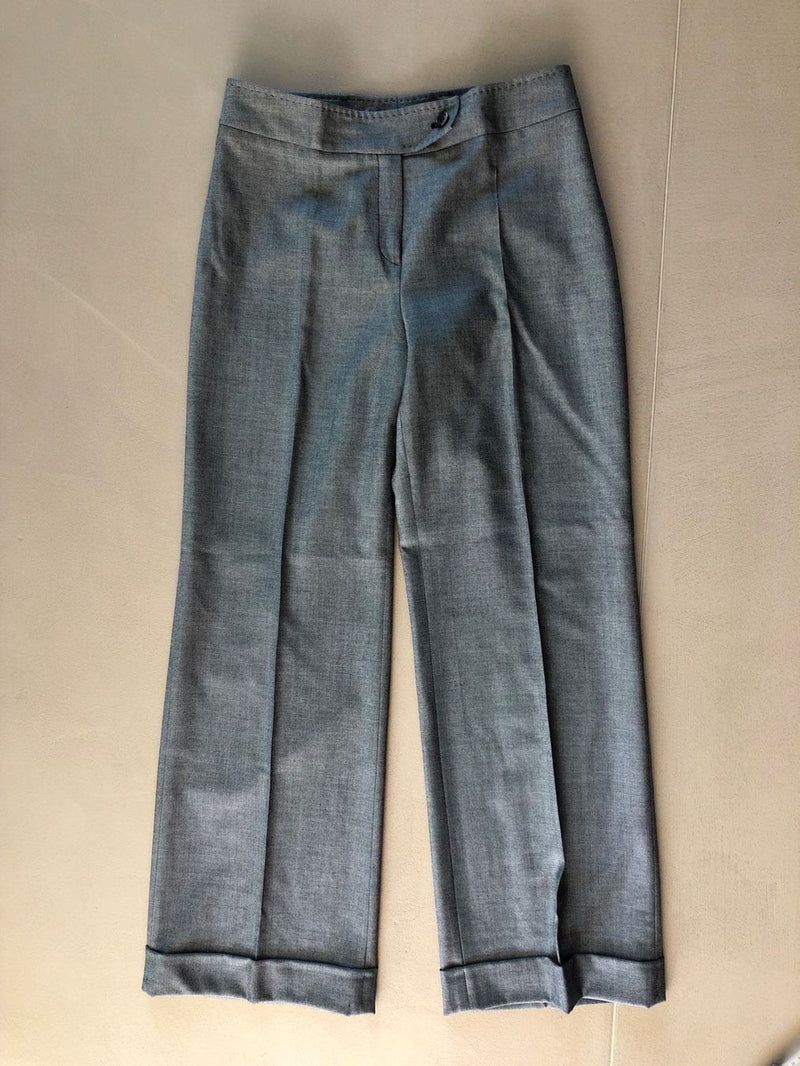 hellgraue Wollstoff-Hose von COLOMBO
