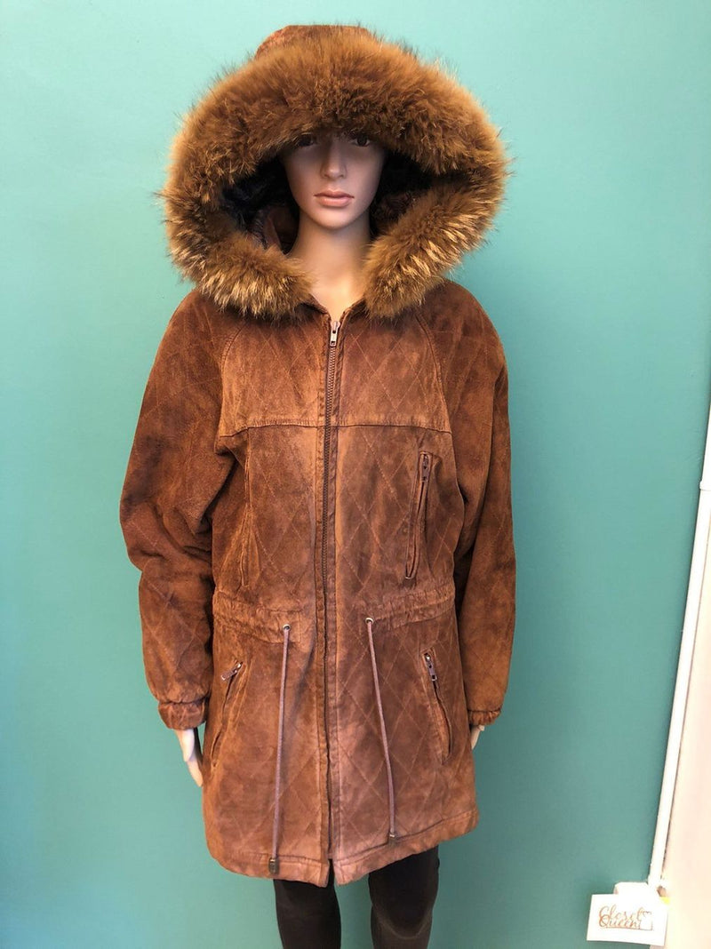 Vintage Veloursleder Jacke