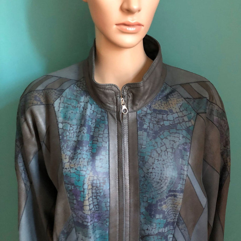 CHRIST Vintage Lederjacke