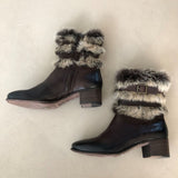 ungetragene INK Leder Stiefeletten