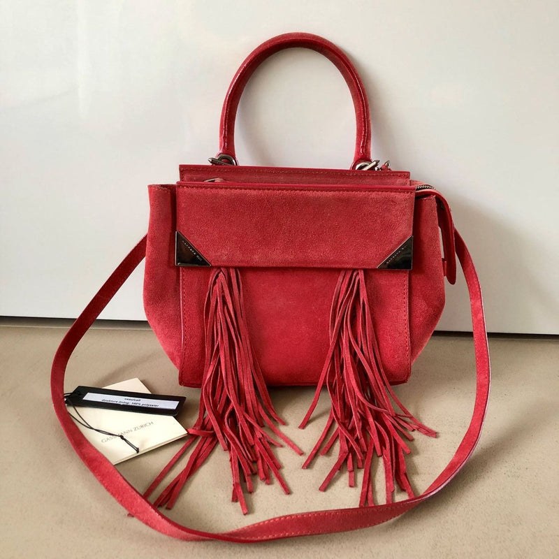 BARBARA BUI Veloursleder Tasche