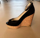 neue JIMMY CHOO Peep Toes Kork Wedges