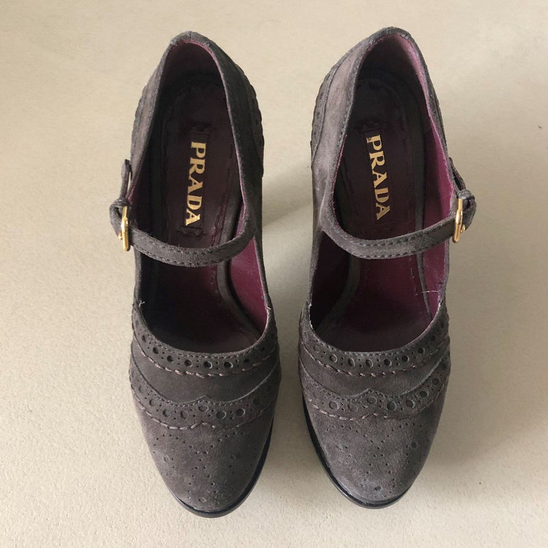ungetragene PRADA Plateau High Heels