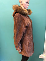 Vintage Veloursleder Jacke