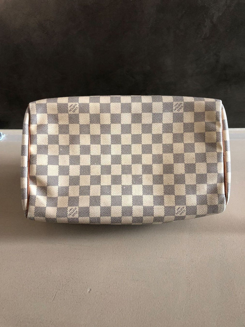 LOUIS VUITTON Speedy 30 Damier Azur
