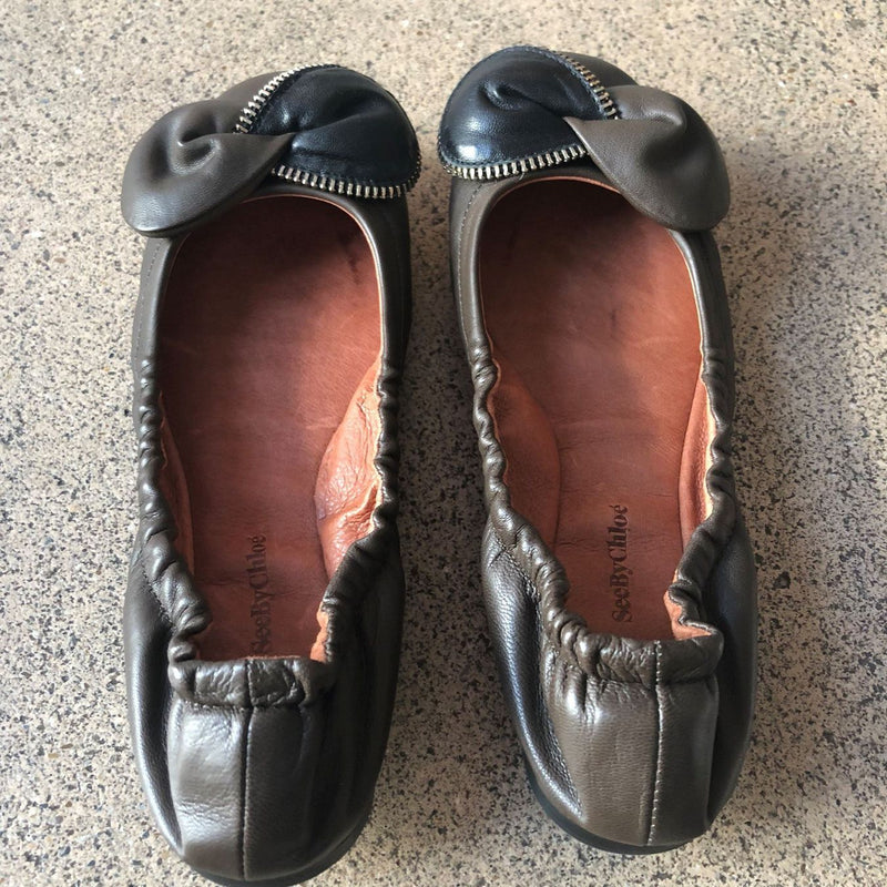 SEE BY CHLOÉ Leder Ballerinas
