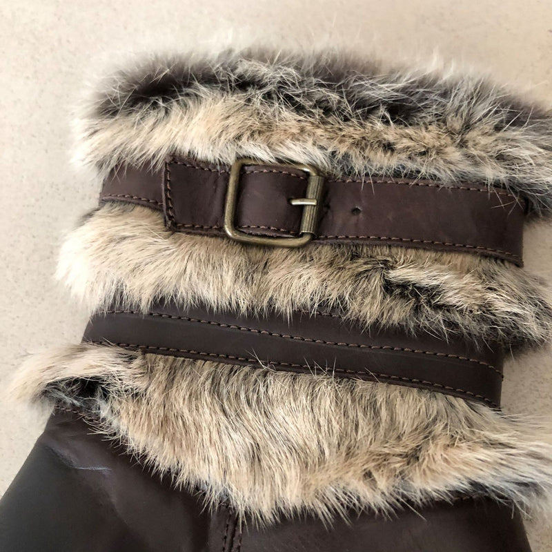 ungetragene INK Leder Stiefeletten