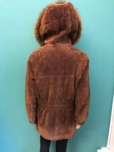 Vintage Veloursleder Jacke