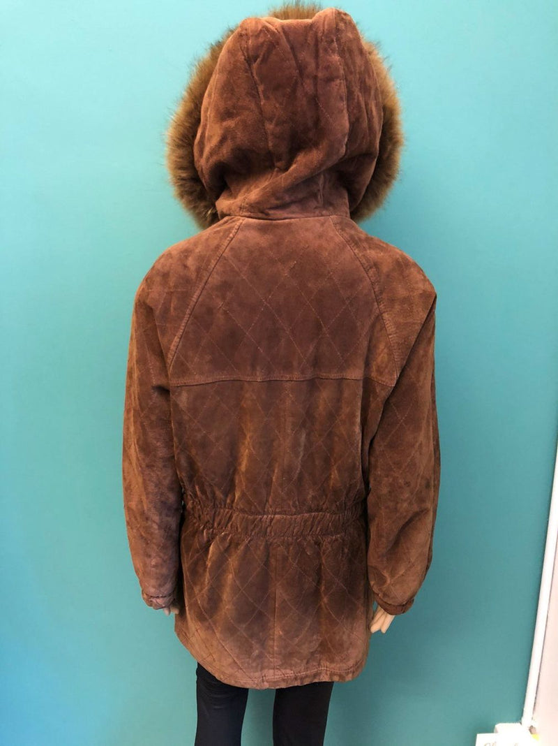 Vintage Veloursleder Jacke