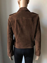 ALL SAINTS Velours Lederjacke