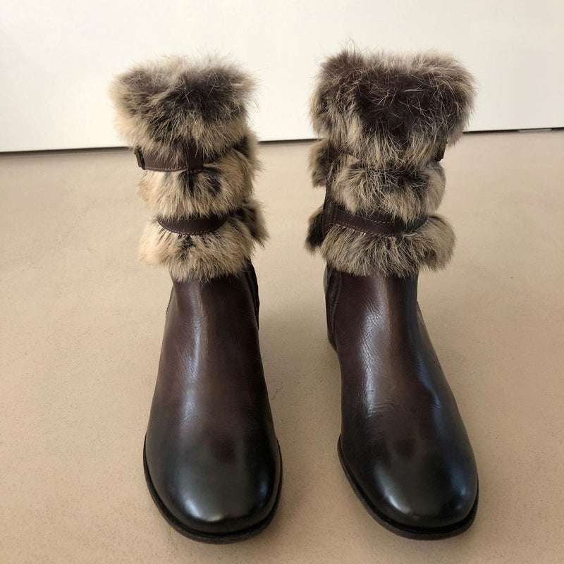 ungetragene INK Leder Stiefeletten