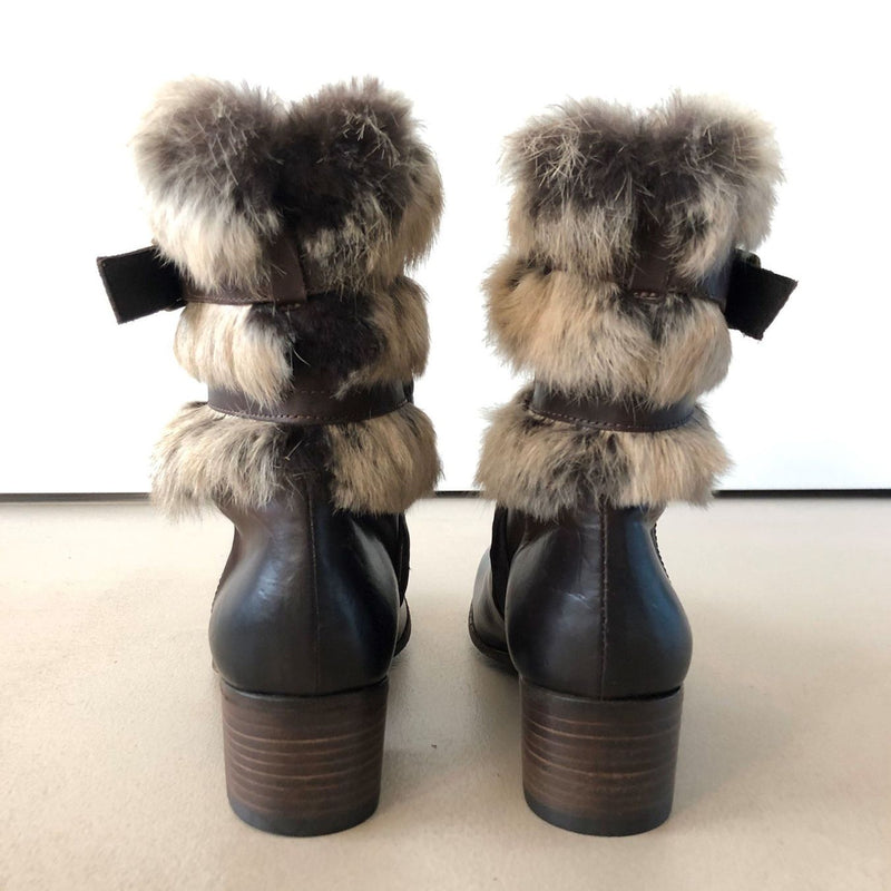 ungetragene INK Leder Stiefeletten