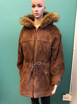 Vintage Veloursleder Jacke