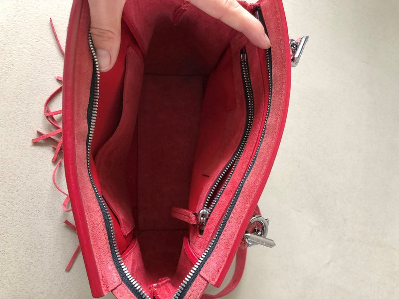 BARBARA BUI Veloursleder Tasche