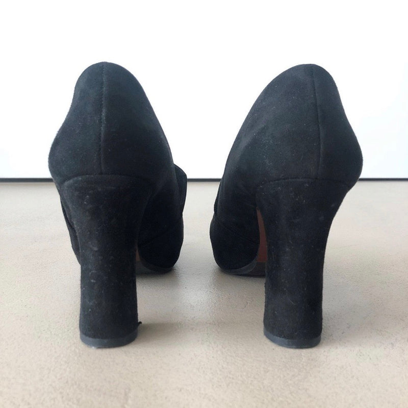 CHIE MIHARA Velours Leder Pumps