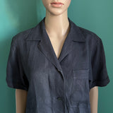 MAX MARA Vintage Leinenbluse