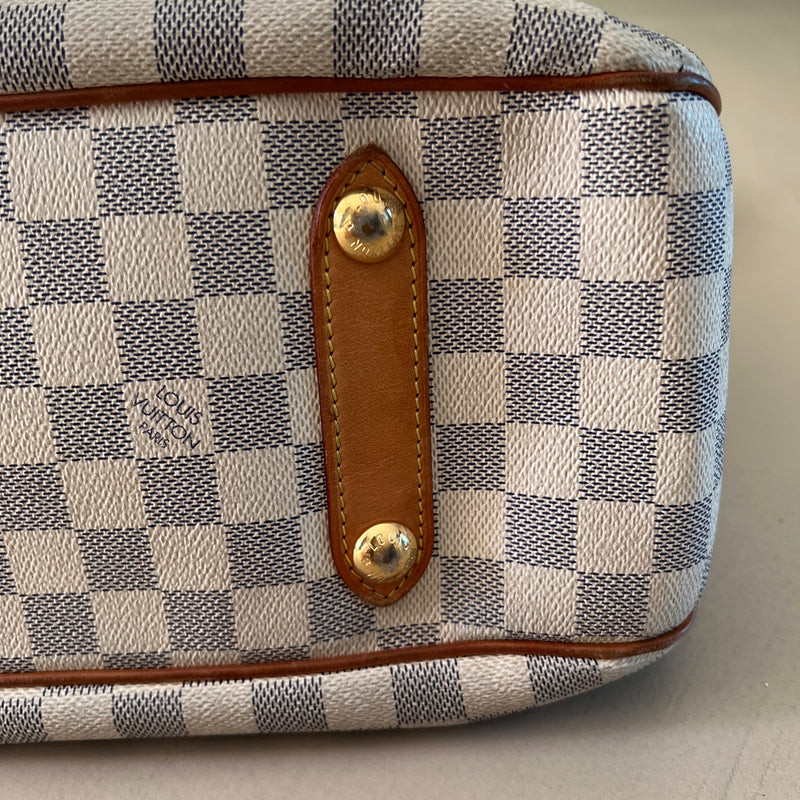 LOUIS VUITTON Siracusa Damier Azur Tasche