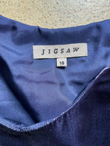 JIGSAW Samt Kleid