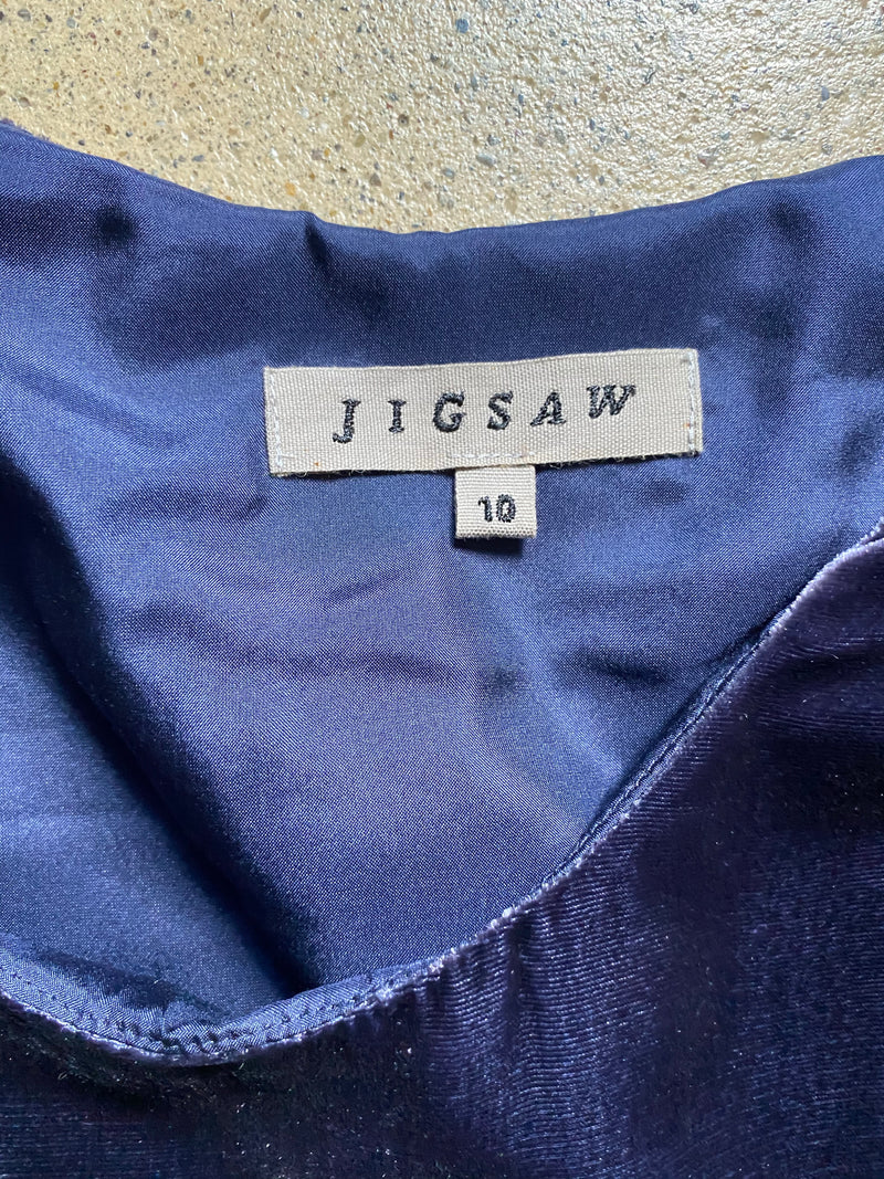 JIGSAW Samt Kleid